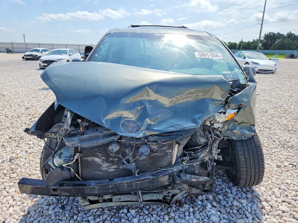 2012 Toyota VIN 5TDYK3DC5CS268496 COPART salvage auction — FRONT END, Tx - Salvage Vehicle Title, sold $725 on 2026-07-23 (photo 5)