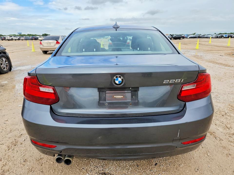 2014 BMW 2er VIN WBA1F5C55EVV99167 COPART salvage auction — FRONT END, Tx - Salvage Vehicle Title, sold $1,300 on 2026-07-23 (photo 6)