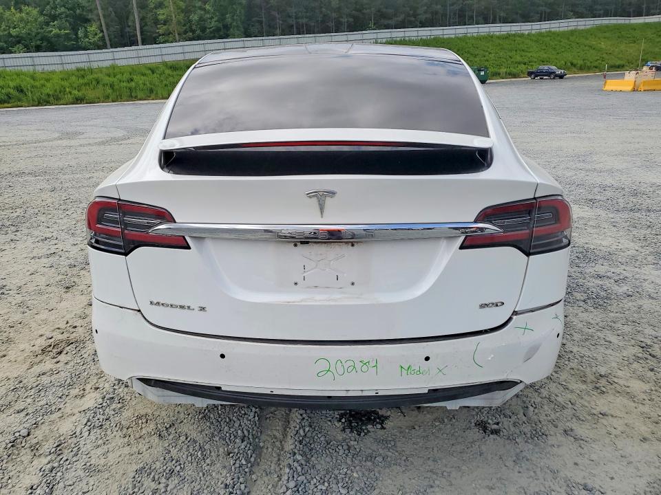 2016 Tesla Model x VIN 5YJXCAE20GF006978 COPART salvage auction — REAR END, Nc - Salvage Certificate Of Title, sold $7,700 on 2026-07-23 (photo 6)