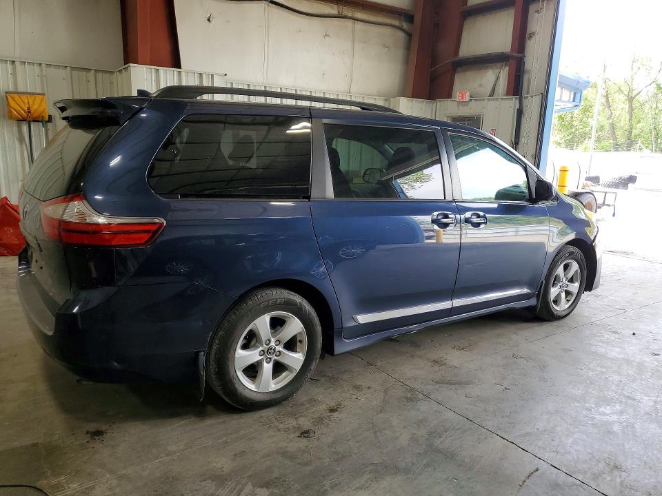 2018 Toyota Sienna VIN 5TDKZ3DC7JS956725 COPART salvage auction — FRONT END, Ny - Mv-907A Salvage Certificate, sold $1,750 on 2026-07-13 (photo 3)