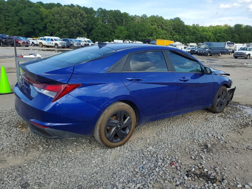 2021 Hyundai Elantra VIN 5NPLM4AG4MH046346 COPART salvage auction — FRONT END, Ms - Certificate Of Title, sold $1,800 on 2026-07-10 (photo 3)
