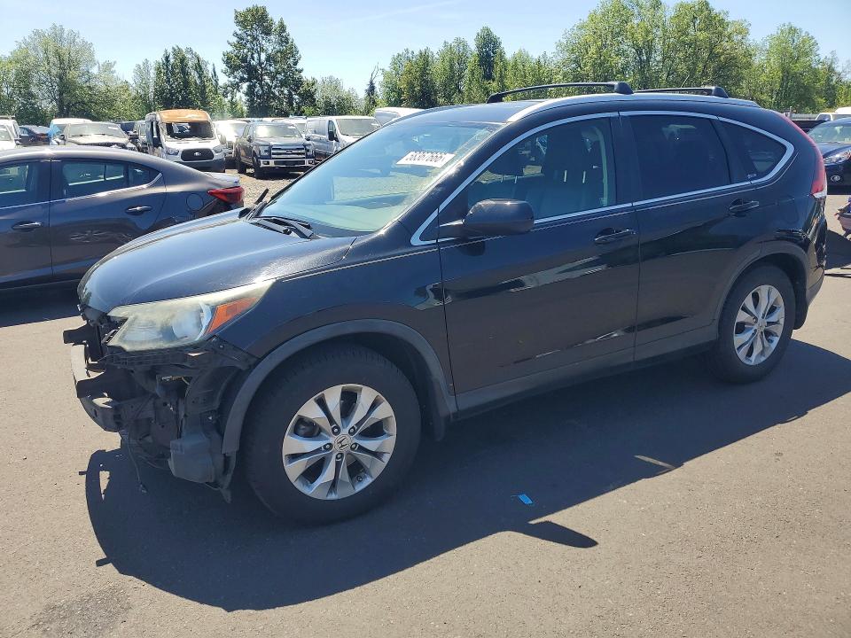 2012 Honda VIN JHLRM4H74CC027485 COPART salvage auction — FRONT END, Or - Salvage Title Certificate, sold $2,650 on 2026-07-27 (photo 1)