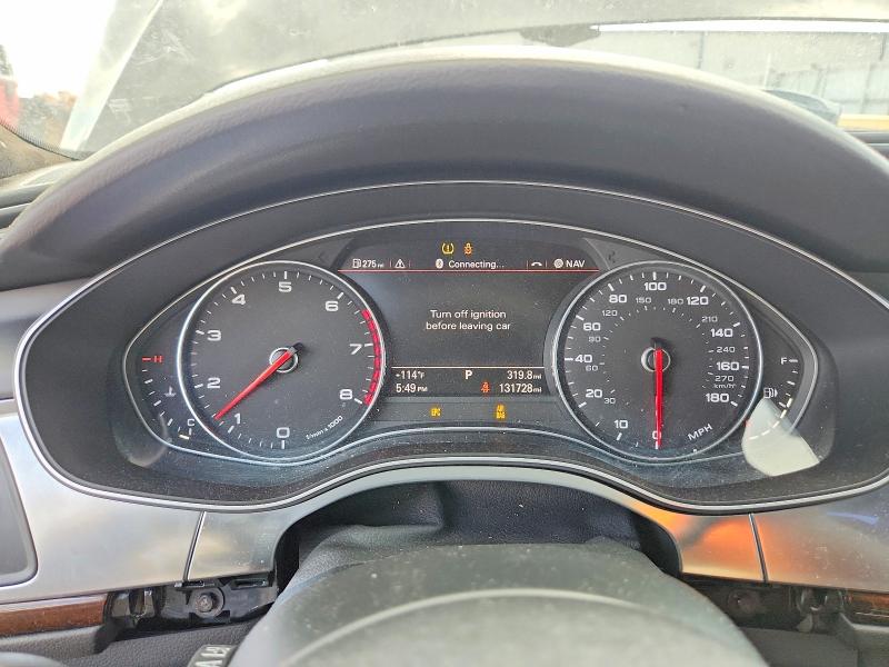 2015 Audi A6 VIN WAUFGAFCXFN004191 COPART salvage auction — FRONT END, Tx - Certificate Of Title, sold $850 on 2026-07-31 (photo 9)