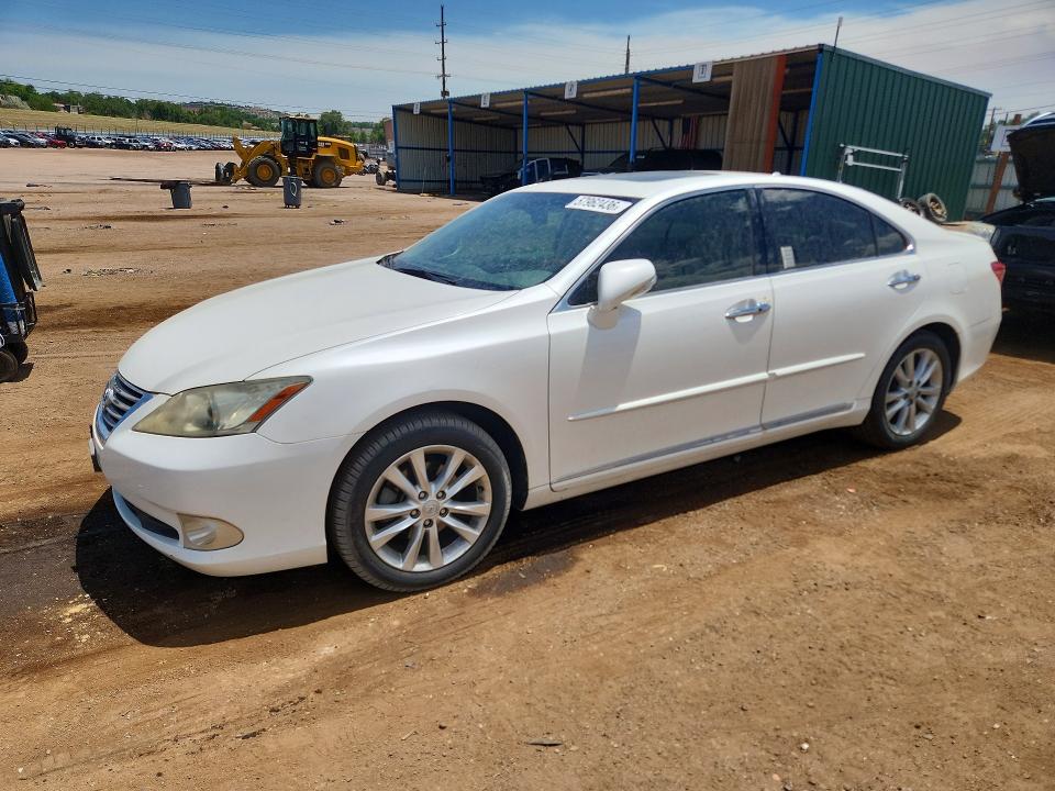 2011 Lexus ES VIN JTHBK1EG9B2419646 COPART salvage auction — REAR END, Co - Salvage Title, sold $3,050 on 2026-07-27 (photo 1)