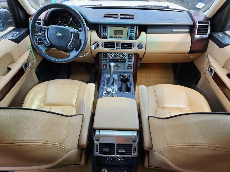 2008 Land rover RANGE ROVER VIN SALME15478A292698 COPART salvage auction — REAR END, MD - CERT OF SALVAGE > 75% DAMAGE, sold $425 on 2026-07-31 (photo 8)