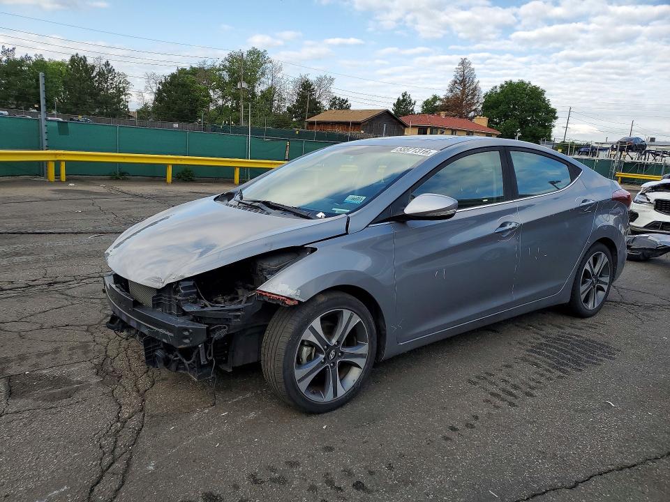 2014 Hyundai VIN KMHDH4AH8EU060660 COPART salvage auction — FRONT END, Co - Public - Salvage Title, sold $275 on 2026-07-30 (photo 1)