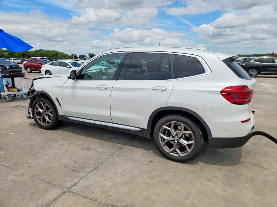 2021 BMW VIN 5UXTY5C06M9H70558 COPART salvage auction — REAR END, Tx - Salvage Vehicle Title, sold $10,400 on 2026-07-20 (photo 2)