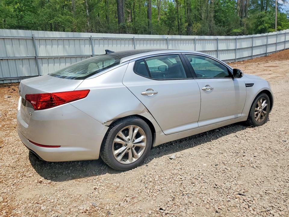 2013 Kia Optima VIN 5XXGN4A77DG186109 COPART salvage auction — REAR END, Nc - Salvage Certificate Of Title, sold $1,450 on 2026-07-31 (photo 3)