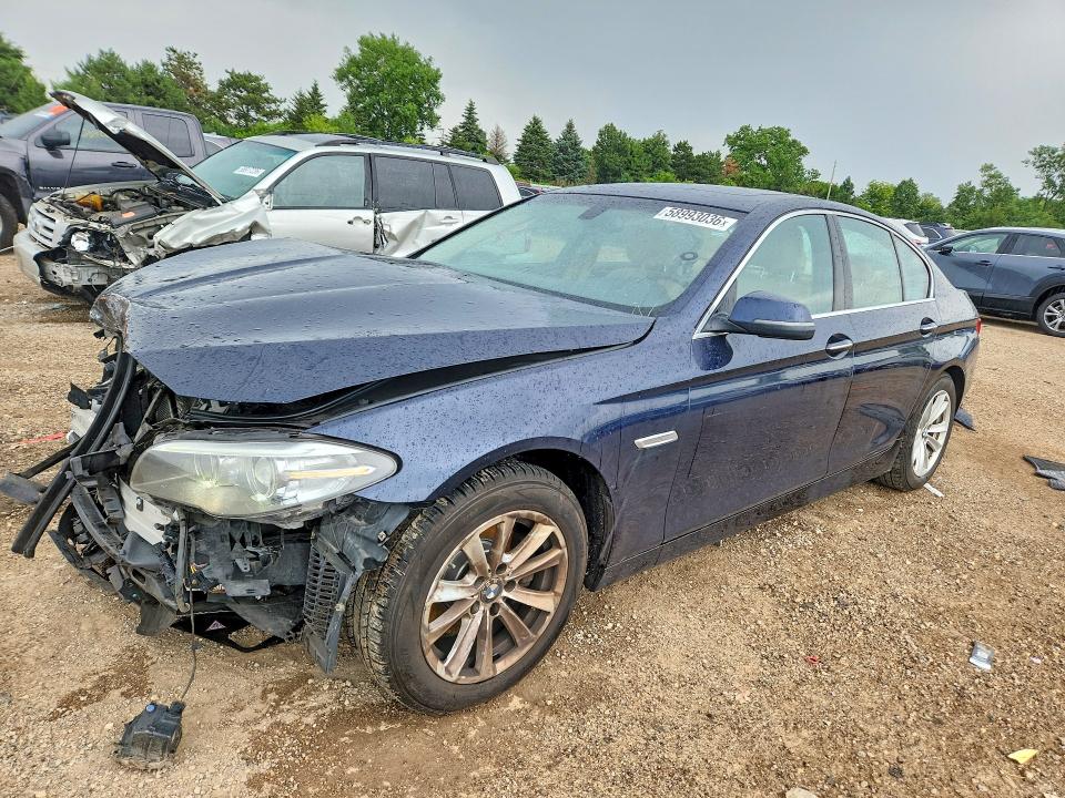 2015 BMW 5er VIN WBA5A7C50FD627590 COPART salvage auction — FRONT END, Il - Salvage Certificate, sold $550 on 2026-08-18 (photo 1)