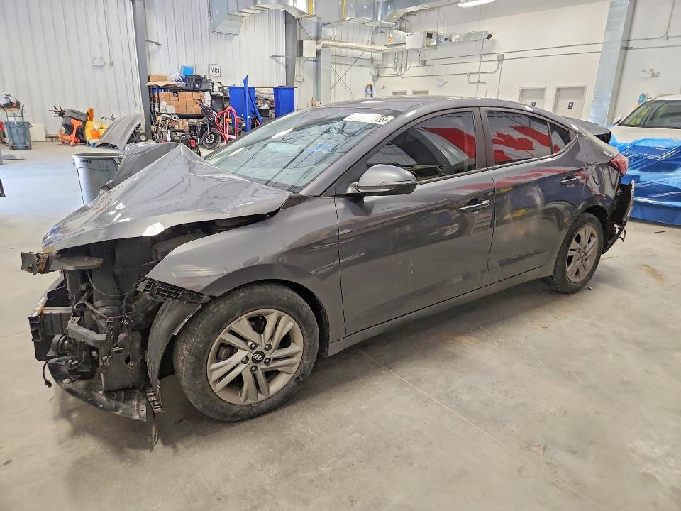 2020 Hyundai Elantra VIN KMHD84LF9LU912247 COPART salvage auction — FRONT END, ON - PERMIT SALVAGE, sold $850 on 2026-07-14 (photo 1)