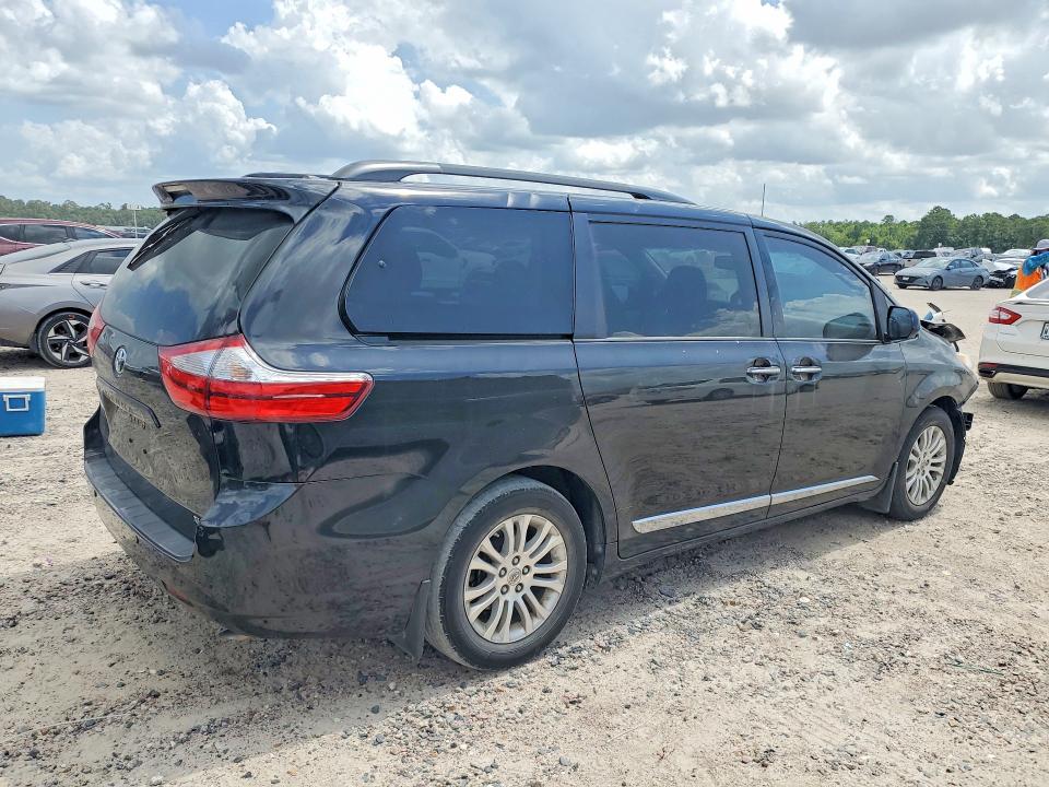 2015 Toyota Sienna VIN 5TDYK3DC1FS673436 COPART salvage auction — FRONT END, TX - SALVAGE VEHICLE TITLE, sold $275 on 2026-07-21 (photo 3)