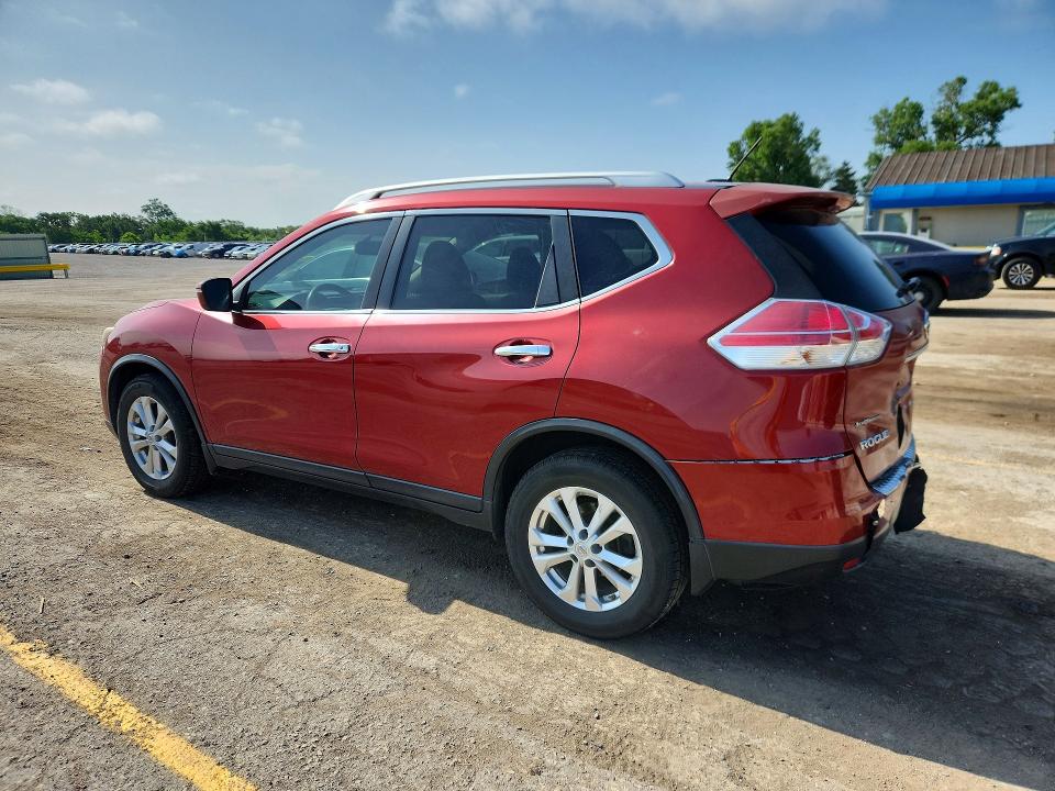 2015 Nissan Rogue VIN KNMAT2MT2FP522138 COPART salvage auction — REAR END, Ks - Cert Of Title-Salvage, sold $975 on 2026-07-15 (photo 2)