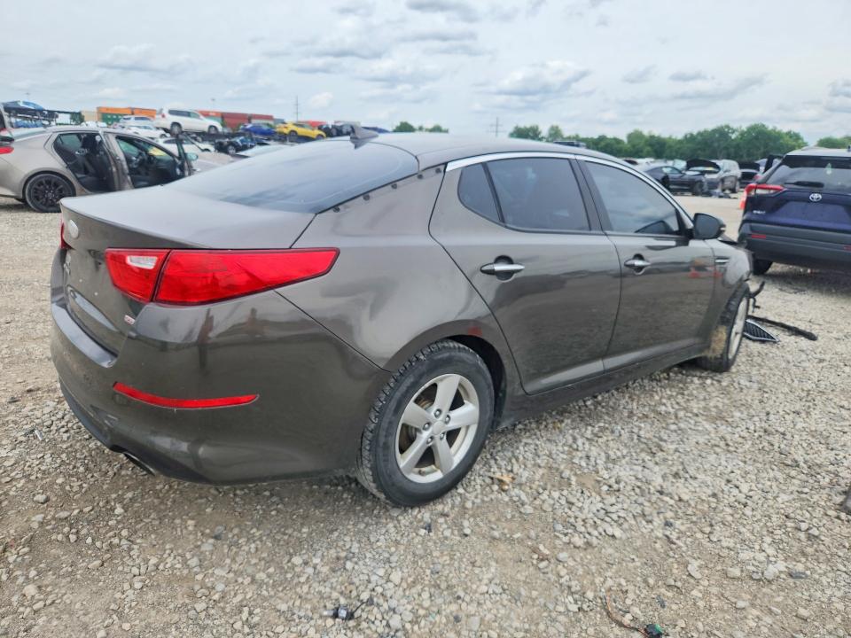 2014 Kia Optima VIN 5XXGM4A73EG269931 COPART salvage auction — FRONT END, Salvage Title, sold $350 on 2026-07-17 (photo 3)
