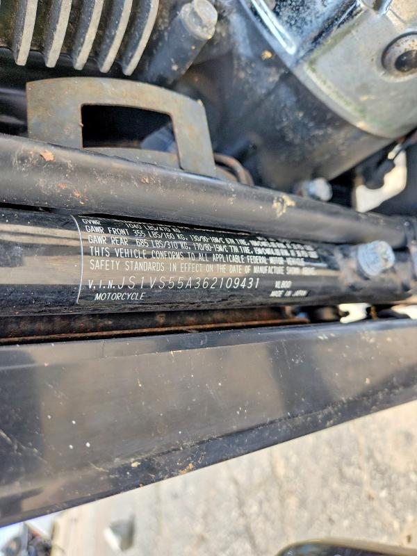 2006 Suzuki C50 VIN JS1VS55A362109431 COPART salvage auction — REAR END, GA - CERT OF TITLE-SALVAGE (P), sold $425 on 2026-07-02 (photo 9)