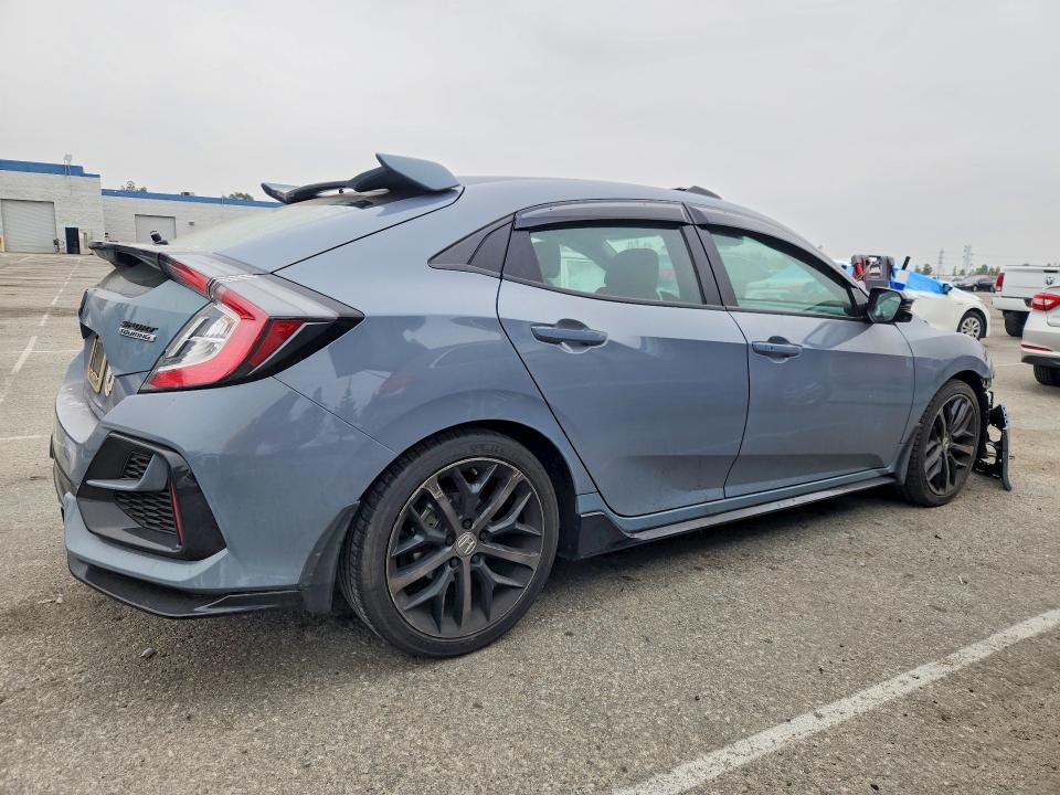 2020 Honda Civic VIN SHHFK7H92LU412232 COPART salvage auction — FRONT END, Ca - Salvage Certificate, sold $4,150 on 2026-07-28 (photo 3)