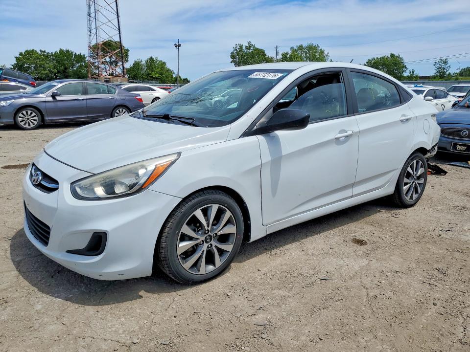 2017 Hyundai VIN KMHCT4AE8HU364902 COPART salvage auction — REAR END, In - Cert Of Title-Salvage Title, sold $700 on 2026-07-13 (photo 1)