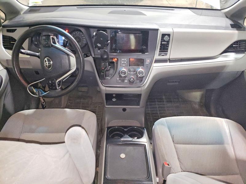 2015 Toyota Sienna VIN 5TDJK3DCXFS105770 COPART salvage auction — FRONT END, Ak - Bill Of Sale- Salvage, sold $1,400 on 2026-08-04 (photo 8)