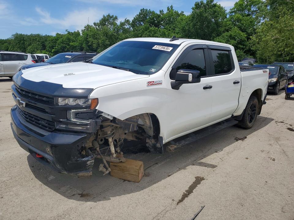 2021 Chevrolet Silverado VIN 1GCPYFEL7MZ286976 COPART salvage auction — FRONT END, Pa - Certificate Of Salvage, sold $16,200 on 2026-07-02 (photo 1)