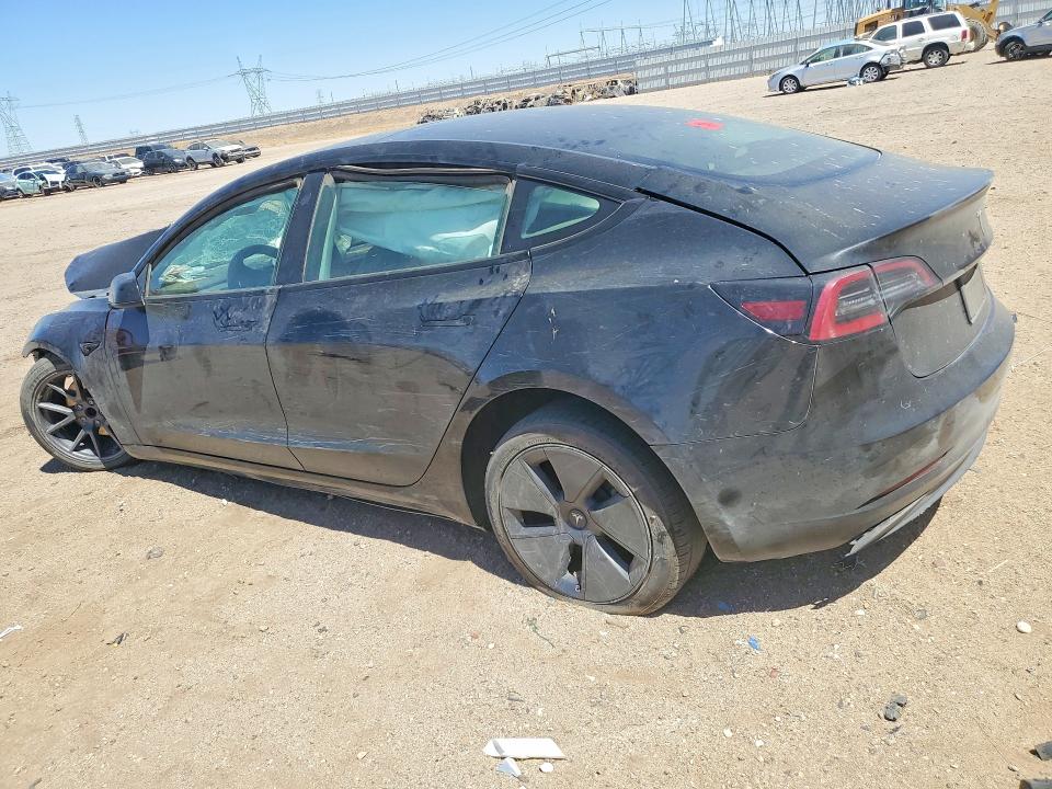 2023 Tesla Model 3 VIN 5YJ3E1EAXPF454712 COPART salvage auction — FRONT END, Ca - Acq Bos - Post Sale - Salvage, sold $2,300 on 2026-07-06 (photo 2)