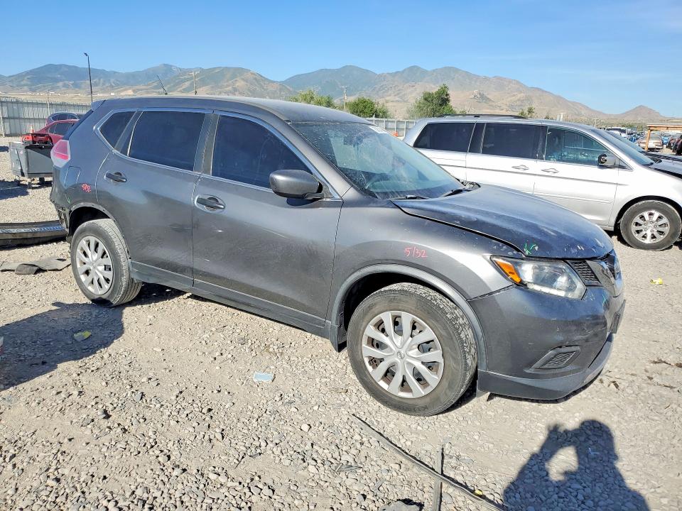 2016 Nissan Rogue VIN JN8AT2MV6GW144015 COPART salvage auction — REAR END, Ut - Salvage Certificate, sold $1,050 on 2026-07-10 (photo 4)