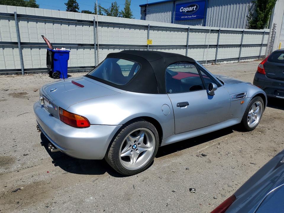 1998 BMW M3 VIN WBSCK9336WLC85744 COPART salvage auction — MINOR DENT/SCRATCHES, Ga - Certificate Of Title (P), sold $11,300 on 2026-07-30 (photo 3)