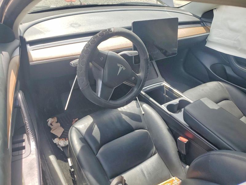 2022 Tesla Model 3 VIN 5YJ3E1EA7NF369193 COPART salvage auction — REAR END, WA - BILL OF SALE-PARTS ONLY, sold $2,950 on 2026-07-13 (photo 8)
