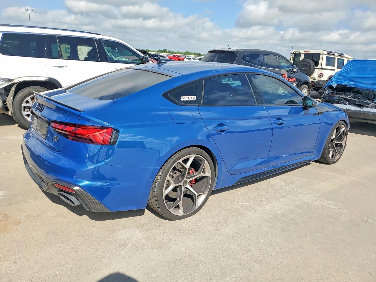 2025 Audi RS5 VIN WUAAWCF51SA901806 COPART salvage auction — Front End, TX - SALVAGE VEHICLE TITLE, sold $40,250 on 2026-08-13 (photo 3)