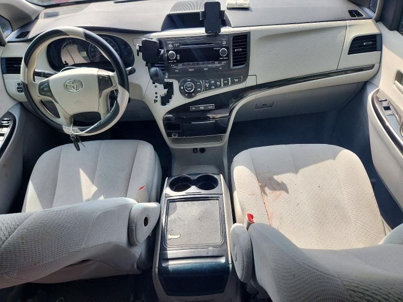 2013 Toyota Sienna VIN 5TDKK3DC9DS341876 COPART salvage auction — FRONT END, Md - Cert Of Salvage > 75% Damage, sold $1,200 on 2026-07-28 (photo 8)