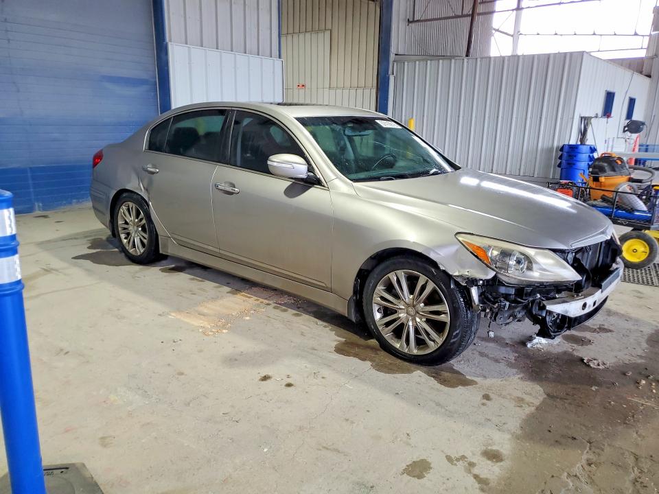 2012 Hyundai Genesis VIN KMHGC4DD0CU200864 COPART salvage auction — FRONT END, Tx - Salvage Vehicle Title, sold $225 on 2026-07-14 (photo 4)