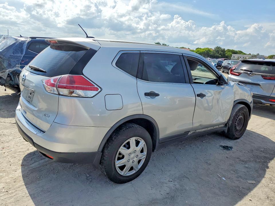2016 Nissan Rogue VIN JN8AT2MV8GW139981 COPART salvage auction — FRONT END, Fl - Cert Of Title Slvg Rebuildable, sold $1,050 on 2026-07-10 (photo 3)