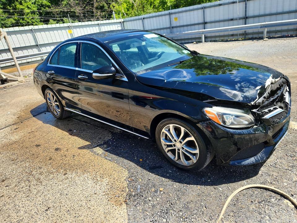 2015 Mercedes-benz C class VIN 55SWF4KB0FU068774 COPART salvage auction — FRONT END, Ny - Certificate Of Title, sold $2,650 on 2026-07-02 (photo 4)