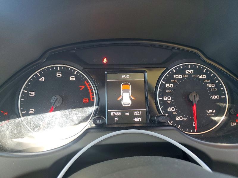 2012 Audi Q5 VIN WA1LFAFP3CA091859 COPART salvage auction — SIDE, Nv - Salvage Title, sold $2,800 on 2026-07-09 (photo 9)