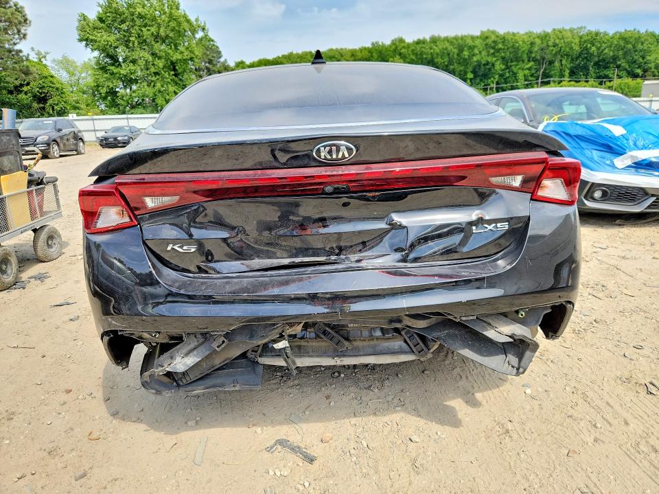 2021 Kia K5 VIN 5XXG14J24MG003376 COPART salvage auction — REAR END, Va - Certificate Of Title, sold $2,550 on 2026-07-21 (photo 6)