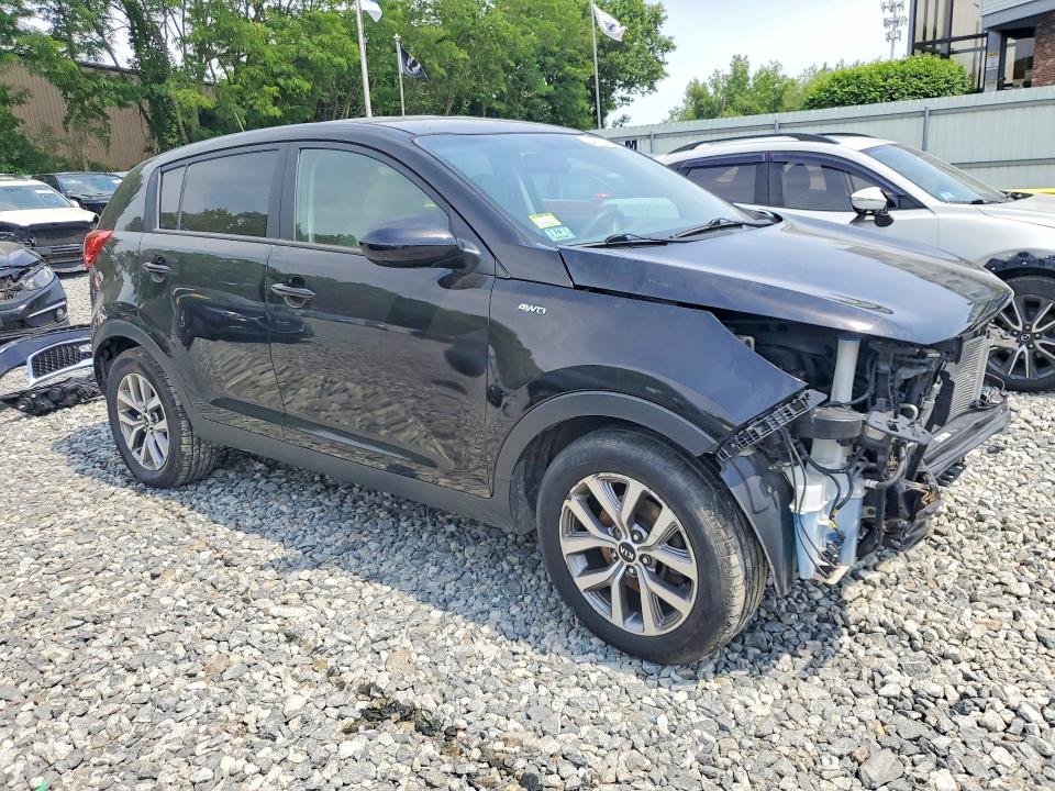 2016 Kia Sportage VIN KNDPBCAC1G7832273 COPART salvage auction — FRONT END, Ma - Cert Of Title-Reconstrctd Coll, sold $1,450 on 2026-07-06 (photo 4)