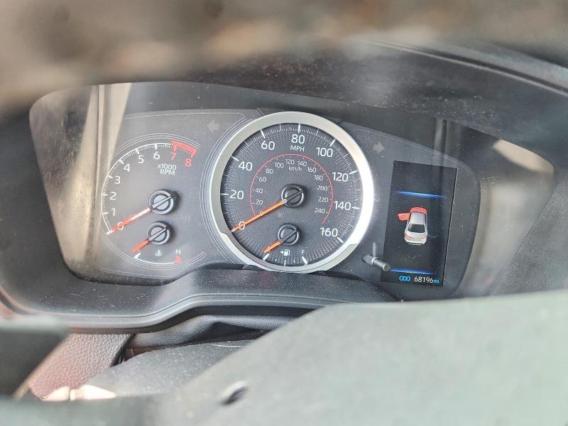 2022 Toyota Corolla VIN 5YFS4MCE3NP104006 COPART salvage auction — FRONT END, TX - SALVAGE VEHICLE TITLE, sold $2,300 on 2026-07-30 (photo 9)