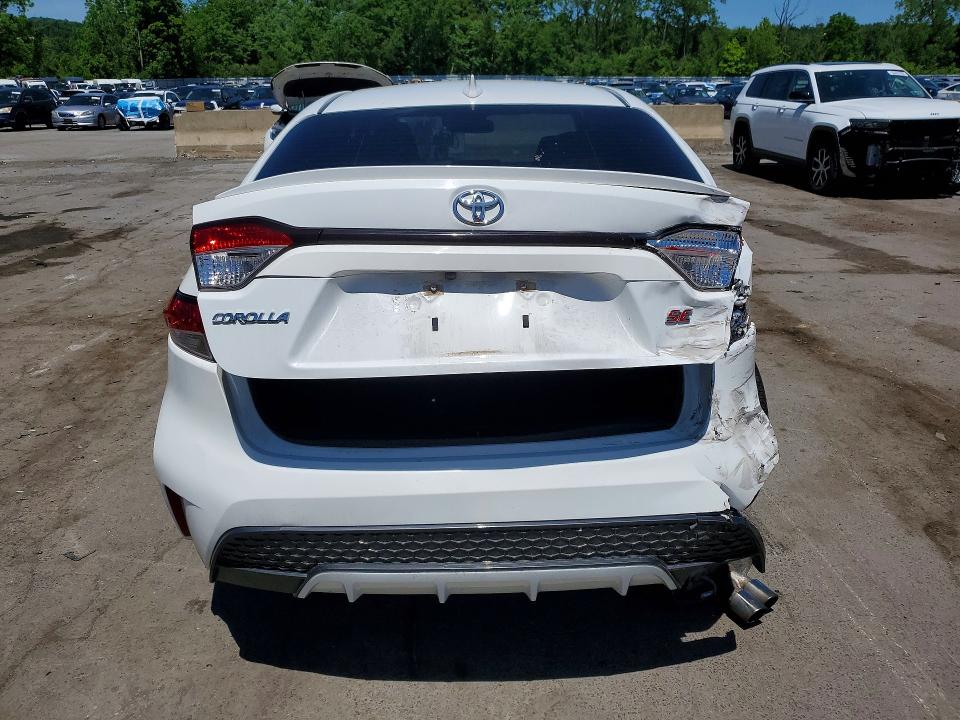 2020 Toyota Corolla VIN JTDP4RCEXLJ011536 COPART salvage auction — REAR END, Ny - Mv-907A Salvage Certificate, sold $4,700 on 2026-07-14 (photo 6)
