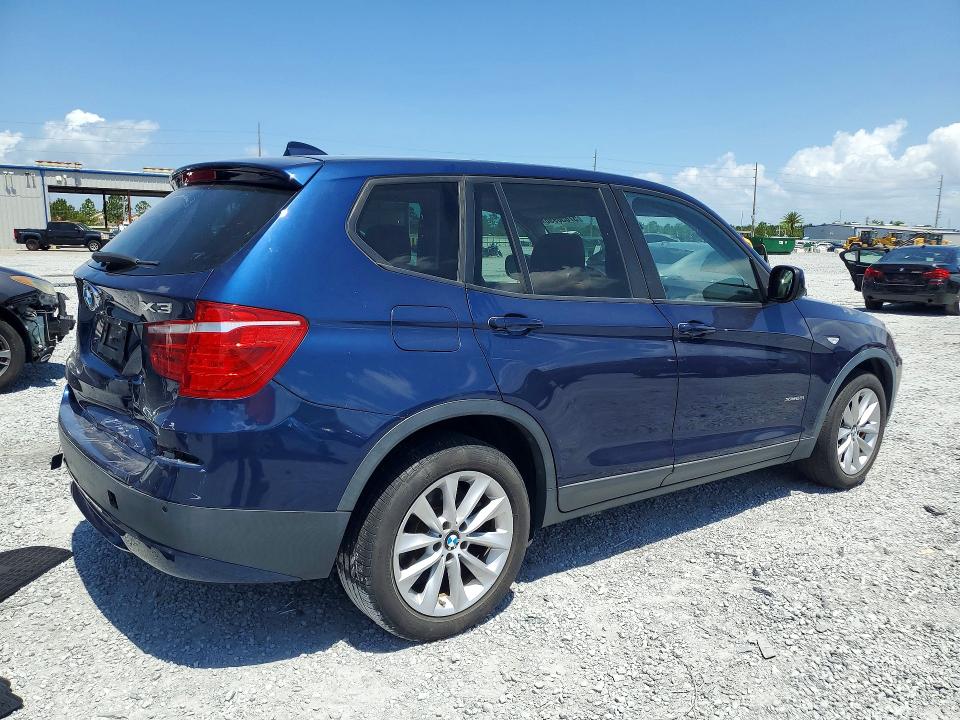 2013 BMW VIN 5UXWX9C58D0A19680 COPART salvage auction — REAR END, Fl - Cert Of Title Slvg Rebuildable, sold $1,150 on 2026-07-31 (photo 3)