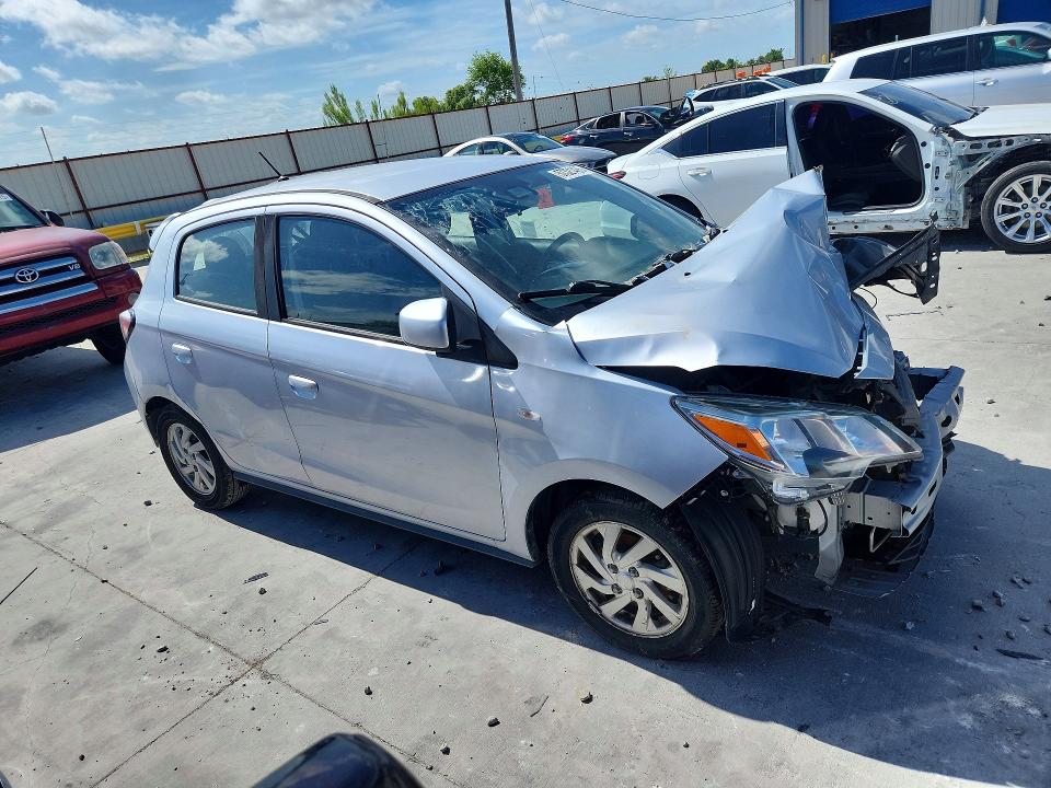 2021 Mitsubishi Mirage VIN ML32AUHJXMH004223 COPART salvage auction — FRONT END, TX - AUCTION SALES RECEIPT - CLEAN (P), sold $300 on 2026-07-31 (photo 4)