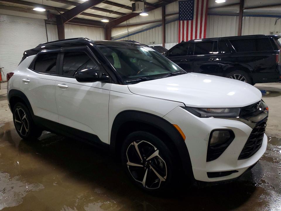 2021 Chevrolet Trailblazer VIN KL79MUSL3MB122479 COPART salvage auction — FRONT END, Pa - Certificate Of Salvage, sold $5,100 on 2026-07-08 (photo 4)