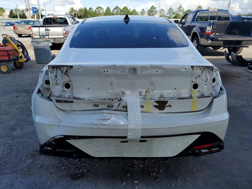 2020 Hyundai Sonata VIN 5NPEF4JA8LH013010 COPART salvage auction — REAR END, Fl - Cert Of Title Slvg Rebuildable, sold $3,550 on 2026-07-24 (photo 6)
