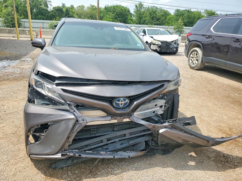 2018 Toyota Camry hybrid VIN 4T1B21HK9JU009123 COPART salvage auction — FRONT END, TX - CERTIFICATE OF TITLE, sold $7,400 on 2026-07-23 (photo 5)