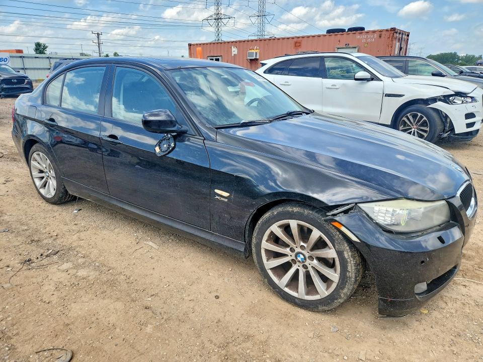 2011 BMW 3er VIN WBAPK7C56BA464090 COPART salvage auction — FRONT END, Il - Salvage Certificate, sold $250 on 2026-07-28 (photo 4)