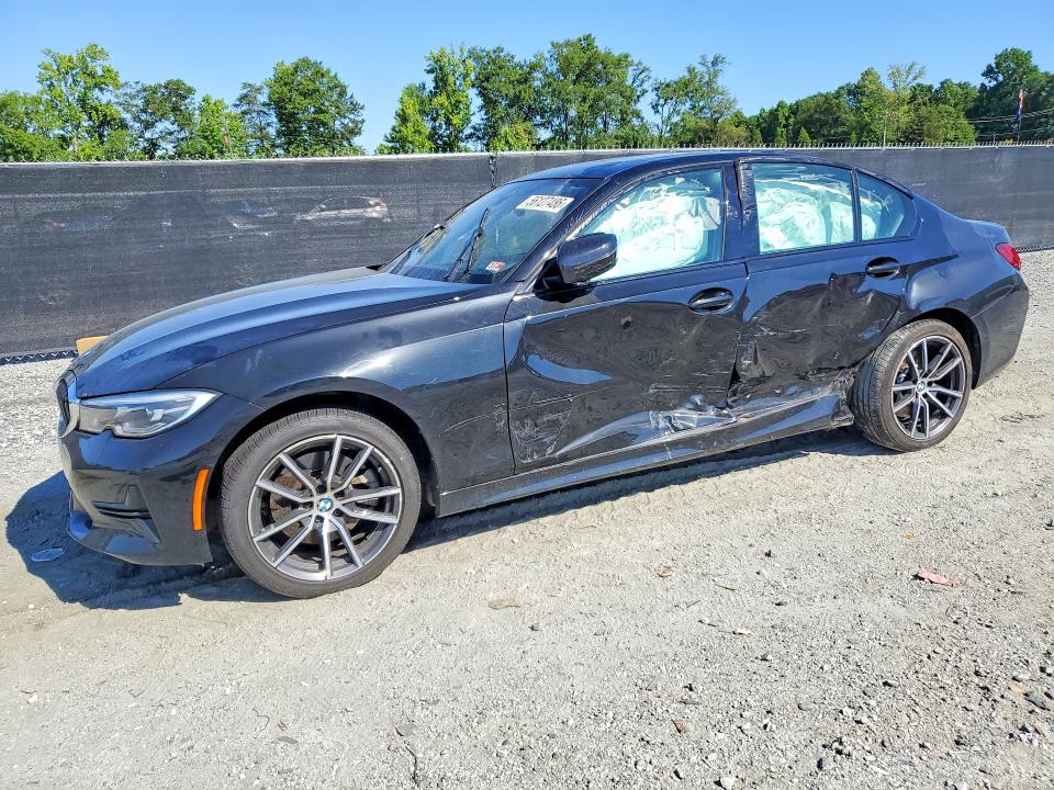 2022 BMW 3er VIN 3MW5R7J05N8C60889 COPART salvage auction — SIDE, Sc - Cert Of Title-Salvage, sold $8,400 on 2026-08-03 (photo 1)