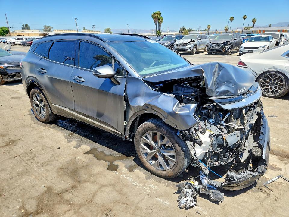 2024 Kia Sportage VIN KNDPXCDGXR7130777 COPART salvage auction — FRONT END, CA - CERTIFICATE OF TITLE, sold $5,600 on 2026-07-23 (photo 4)