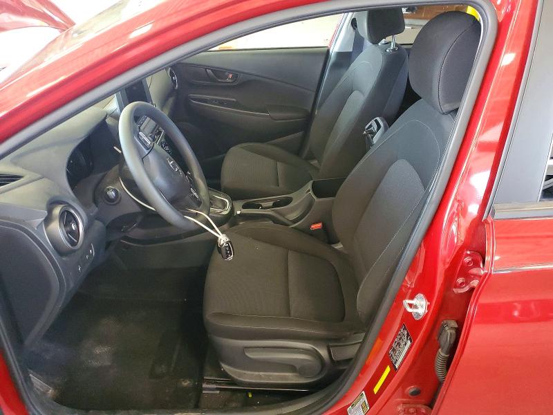 2022 Hyundai Kona VIN KM8K62AB1NU860455 COPART salvage auction — HAIL, Mn - Cert Of Title-Salvage, sold $975 on 2026-07-30 (photo 7)