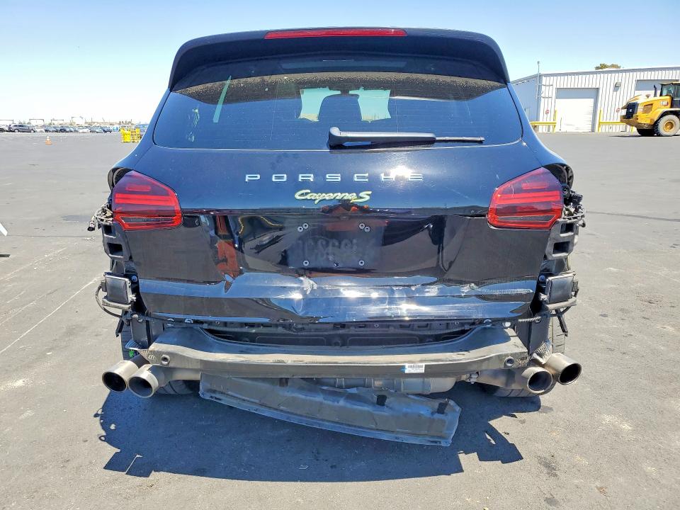 2018 Porsche Cayenne VIN WP1AE2A22JLA72530 COPART salvage auction — REAR END, Ca - Salvage Certificate, sold $8,200 on 2026-07-13 (photo 6)