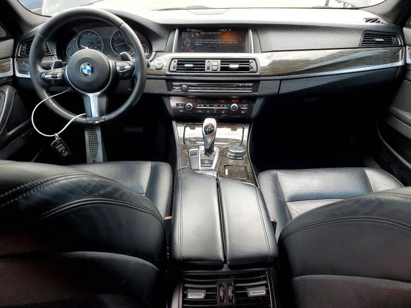 2015 BMW 5er VIN WBA5B1C57FD920638 COPART salvage auction — FRONT END, Or - Salvage Title Certificate, sold $4,500 on 2026-08-05 (photo 8)