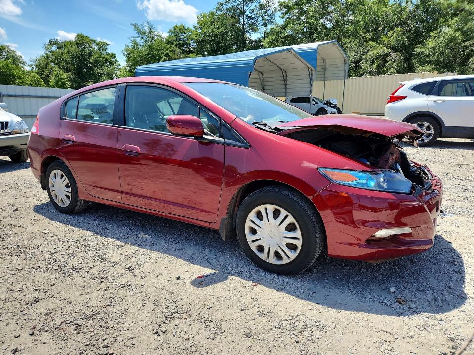 2010 Honda Insight VIN JHMZE2H5XAS012293 COPART salvage auction — FRONT END, Ga - Cert Of Title-Salvage, sold $200 on 2026-07-16 (photo 4)