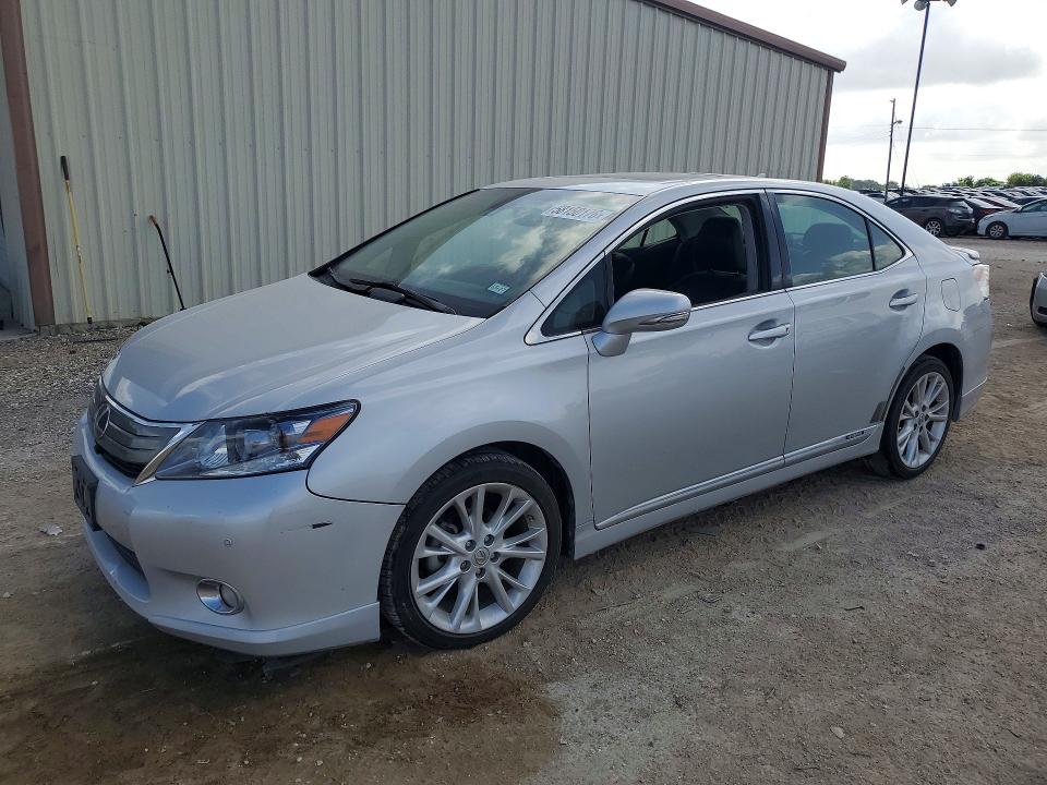 2010 Lexus Hs 250h VIN JTHBB1BA6A2034110 COPART salvage auction — WATER/FLOOD, TX - SALVAGE TITLE-FLOOD DAMAGE, sold $2,100 on 2026-07-15 (photo 1)