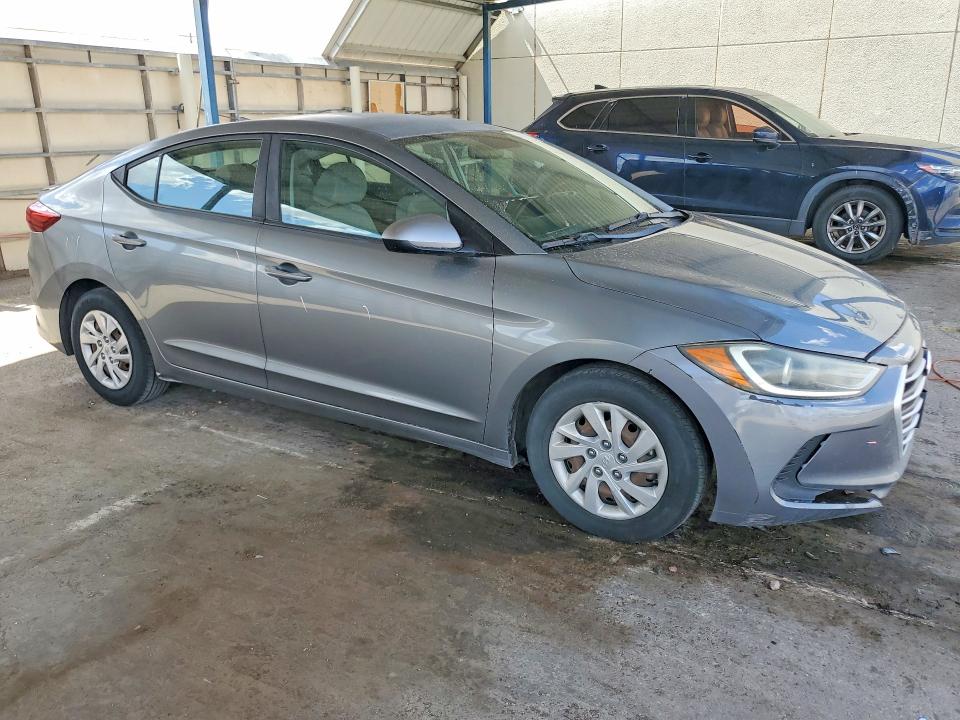 2017 Hyundai Elantra VIN KMHD74LF0HU400077 COPART salvage auction — REAR END, Ca - Salvage Certificate, sold $1,500 on 2026-07-17 (photo 4)
